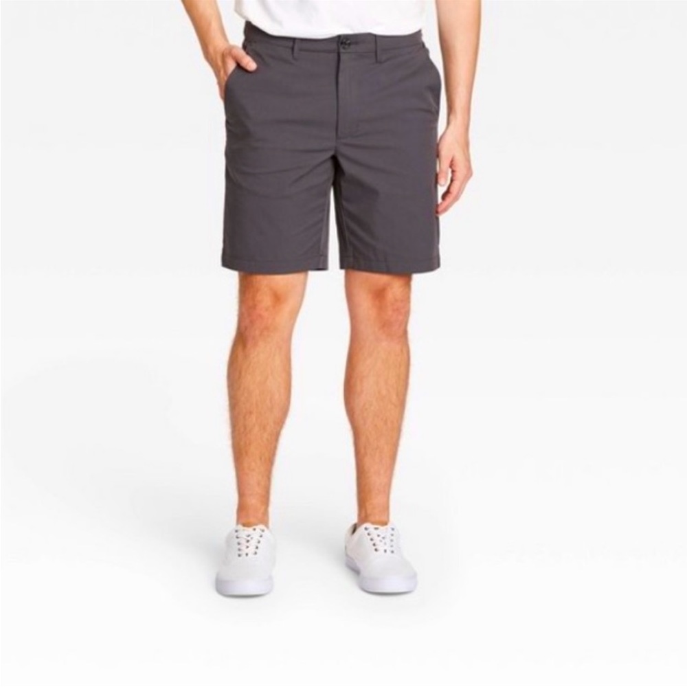 Goodfellow & Co mens Tech shorts wrinkle resistant charcoal size 40 New